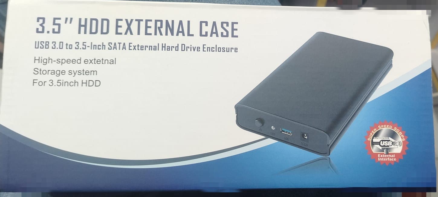 3.5'' HDD External Case USB 3.0