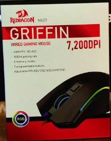Redragon M607 GRIFFIN RGB Gaming Mouse, 7200 DPI (Black)